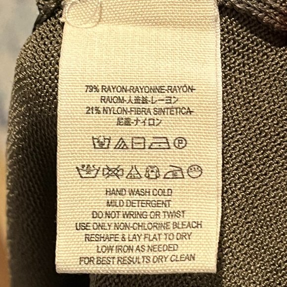 Free People Intimately Free Ruffle Long Sleeve Bodysuit NWT Moss Size Medium - Picture 8 of 8